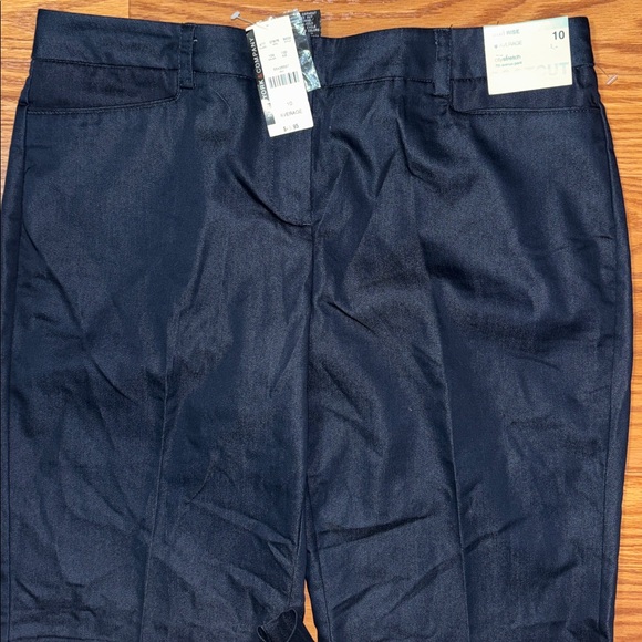 New York & Company Blue Bootcut City Stretch Pants - Picture 2 of 6